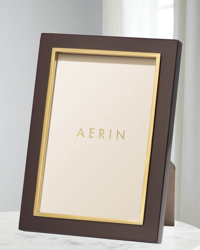 Chocolate Varda Lacquer Frame, 4x6